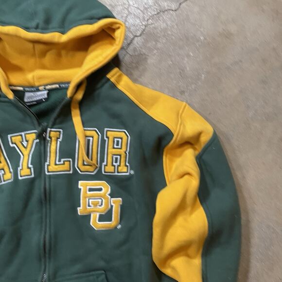 Baylor Bears Colosseum Logo Full Zip Men's Jacket - Black Heather Adult L - Picture 2 of 11